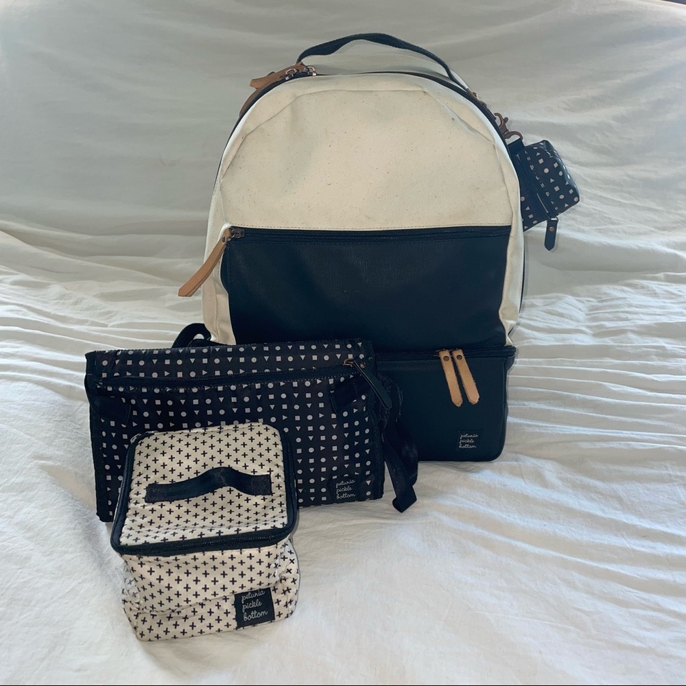 Axis Diaper Bag Backpack with Changing Pad, Mini Cooler & Pacifier Holder